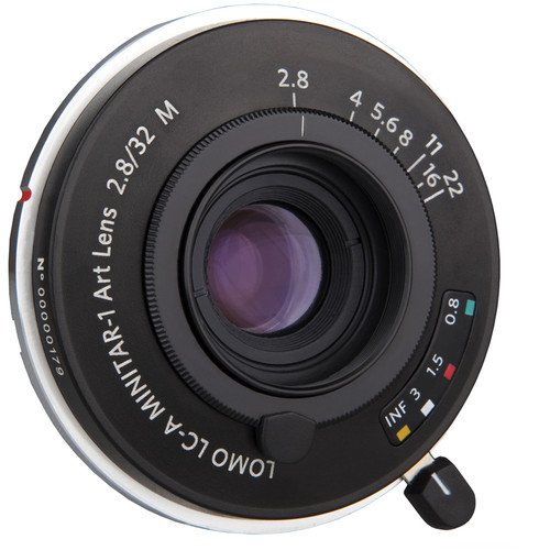 Lomography LC-A Minitar-1 Art Lens 32mm f/2.8 for Leica M Mount (Black)