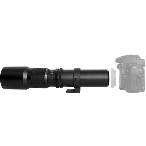 Opteka 500mm f/8 Preset Telephoto Lens for T Mount | AsiaCameras.com Opteka 500mm f/8 Preset Telephoto Lens for T Mount - Image 4