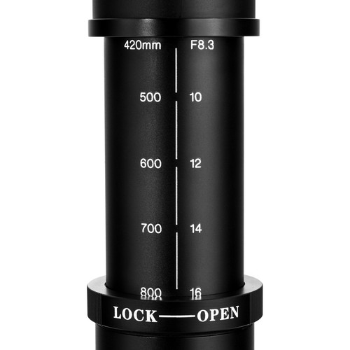 Opteka 420-800mm f/8.3 HD Telephoto Zoom Lens for T Mount | AsiaCameras.com Opteka 420-800mm f/8.3 HD Telephoto Zoom Lens for T Mount - Image 5