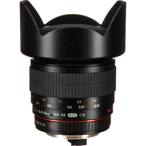 Rokinon 10mm f/2.8 ED AS NCS CS Lens for Pentax K Mount