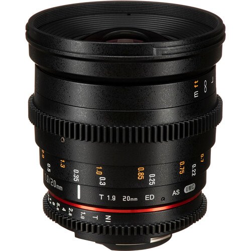 Rokinon 20mm T1.9 Cine DS Lens for Nikon F